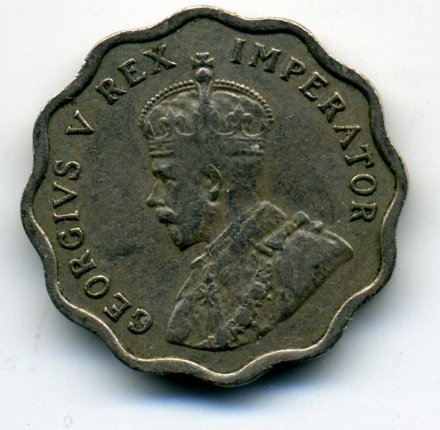 Кипр 1/2 пиастра 1934 год - Король Георг V