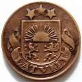 Латвия 1 сантим 1924 год