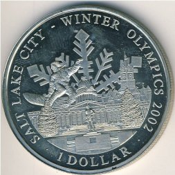 Острова Кука 1 доллар 2001 год