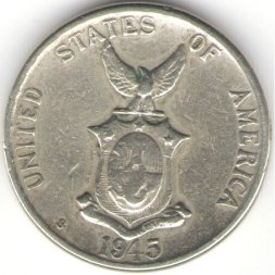 Филиппины 5 сентаво 1945 год