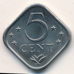 Антильские острова 5 центов 1979 год