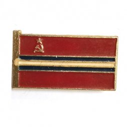 Значок Киргизская ССР (клеймо ЭТПК)