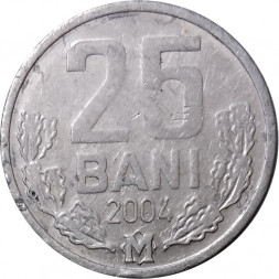Молдавия 25 бани 2004 год