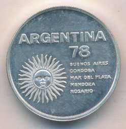 Аргентина 1000 песо 1978 год