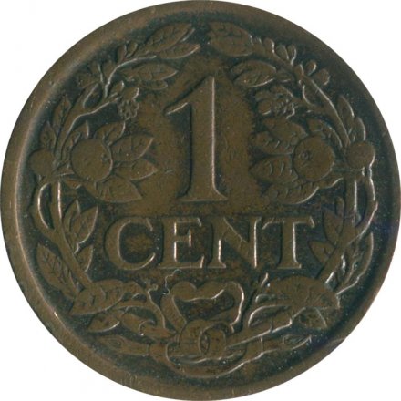 Нидерланды 1 цент 1927 год