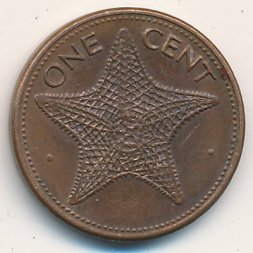 Багамские острова 1 цент 1992 год