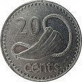 Фиджи 20 центов 1990 год