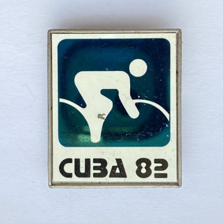 Значок. Cuba 82. Куба. Велоспорт