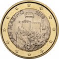 Сан-Марино 1 евро 2018 год - Башня Честа