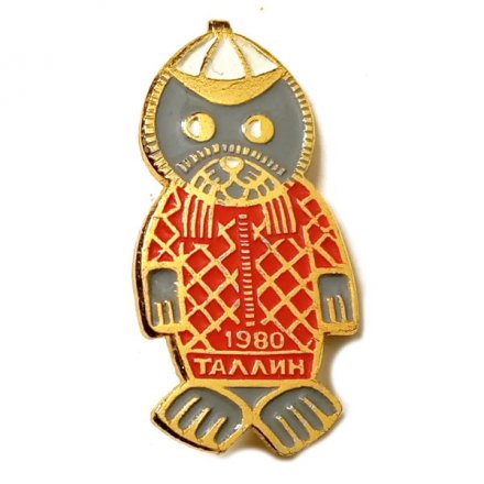 Значок Таллин 1980. Олимпиада. Вигри