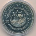 Либерия 5 долларов 2004 год - Новые монеты Ватикана /диаметр 40 мм/ (без отметки МД)