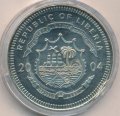 Либерия 5 долларов 2004 год - Новые монеты Ватикана /диаметр 40 мм/ (без отметки МД)