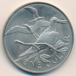 Виргинские острова 1 доллар 1974 год