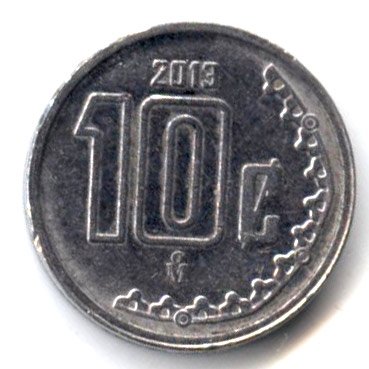 Мексика 10 сентаво 2013 год