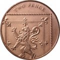 Великобритания 2 пенса 2009 год BU