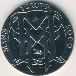 Остров Мэн 1 крона 2000 год