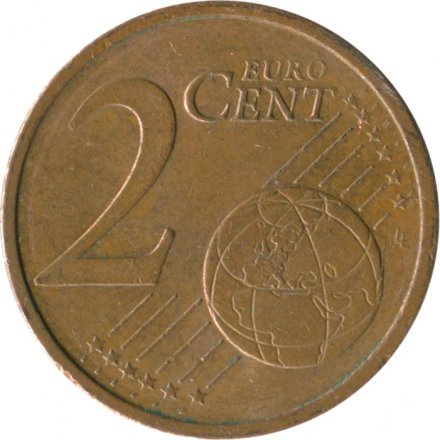 Германия 2 евроцента 2004 год (A)
