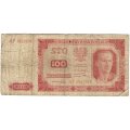 Польша 100 злотых 1948 год - G