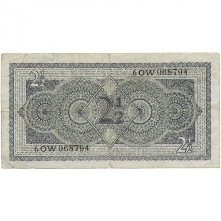 Нидерланды 2 1/2 гульдена 1949 год - Королева Юлиана - F