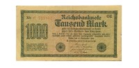 Веймарская Республика 1000 марок 1922 год - Красный номер OE - VF