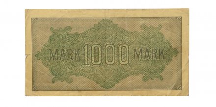 Веймарская Республика 1000 марок 1922 год - Красный номер OE - VF