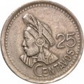 Гватемала 25 сентаво 1995 год