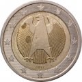 Германия 2 евро 2017 год - Орёл (J)