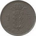 Бельгия 1 франк 1961 год BELGIE