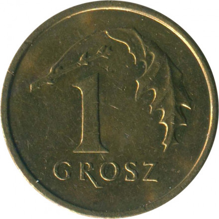 Польша 1 грош 2008 год