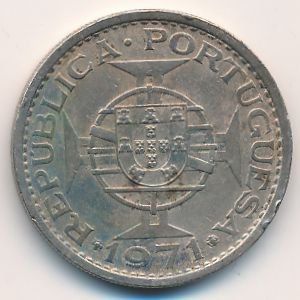 Сан-Томе и Принсипи 5 эскудо 1971 год