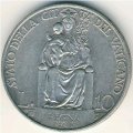 Ватикан 10 лир 1934 год