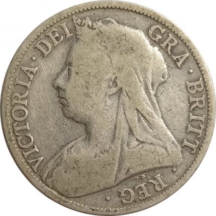 Великобритания 1/2 кроны 1898 год