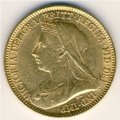 Великобритания 1/2 соверена 1894 год