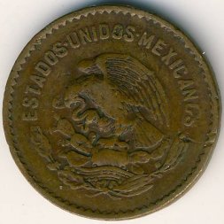 Мексика 5 сентаво 1955 год