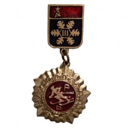 Значок. lll Зимняя спартакиада народов СССР 1974. Горнолыжный спорт Слалом