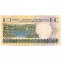 Руанда 100 франков 2003 год - Вспахивание поля. Вид побережья - XF