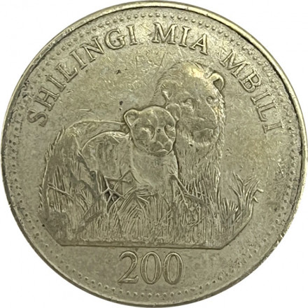 Танзания 200 шиллингов 2008 год