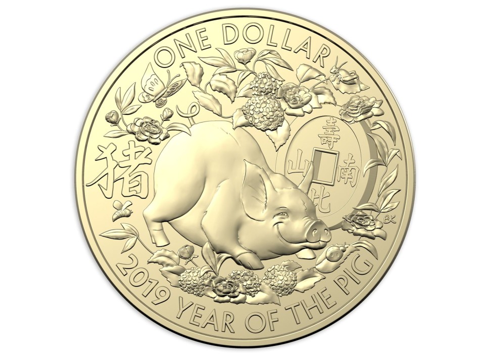 1 доллар 2019. Монета год свиньи Австралия. Австралийские Лунары 3,набор из трёх монет. Монета свинья 2019. Золотые монеты Австралии год свиньи 2007г.