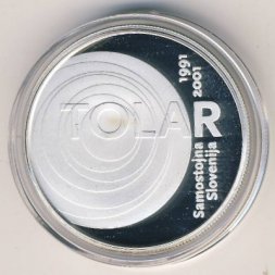 Словения 2000 толаров 2001 год