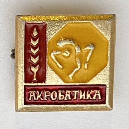 Значок. Виды спорта. Акробатика