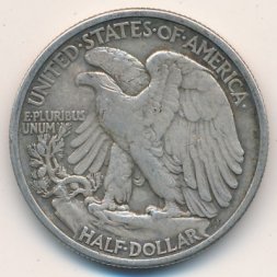 США 1/2 доллара 1917 год