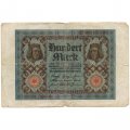 Германия 100 марок 1920 год - Бамбергский всадник - F
