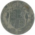 Великобритания 1/2 кроны 1907 год