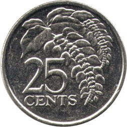 Тринидад и Тобаго 25 центов 2014 год - Чакония