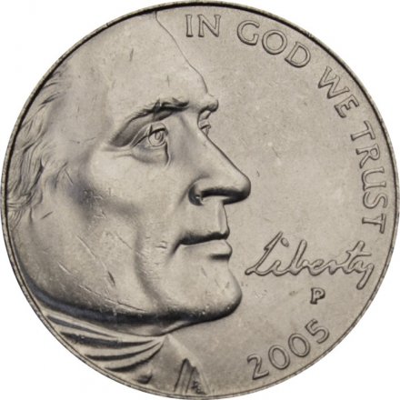 США 5 центов 2005 год - Бизон (P)