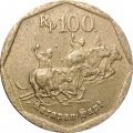 Индонезия 100 рупий 1995 год - Гонки на быках