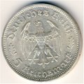 Третий Рейх 5 рейхсмарок 1934 год - 175 лет со дня рождения Фридриха Шиллера