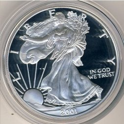 США 1 доллар 2001 год