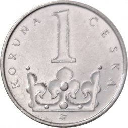 Чехия 1 крона 2007 год - Герб