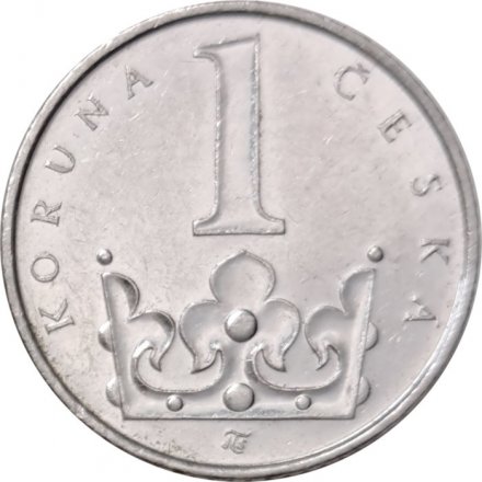 Чехия 1 крона 2007 год - Герб